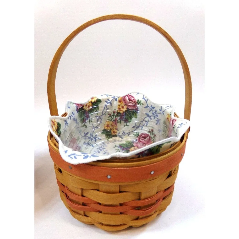 Longaberger 1998 & 1999 Mother's Day Baskets Rings & Things - Tea for Two